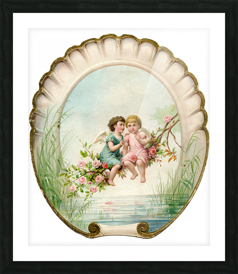 Cherubs Picture Frame print