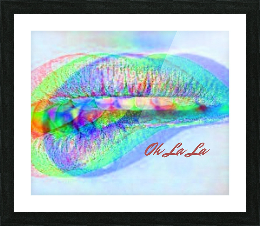 OH LA LA Picture Frame print