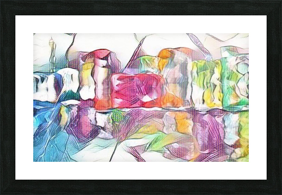 Melting Picture Frame print