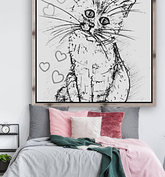 Cat with biggest Hearts outside and in.. by LeGustavienne