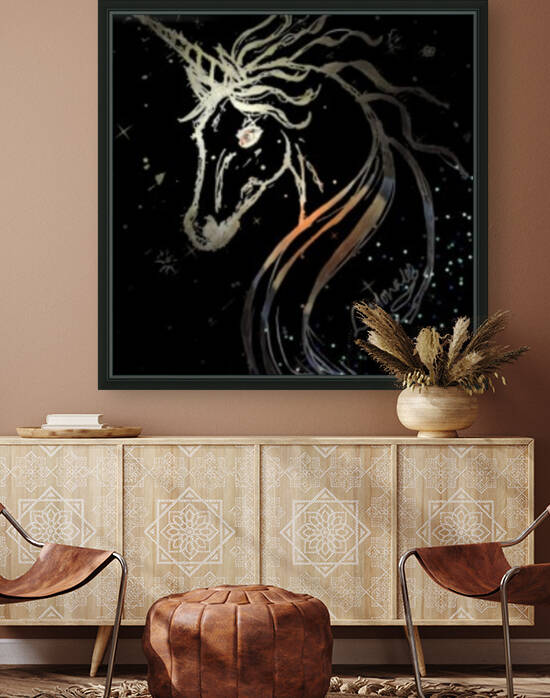 Unicorn Black Beauty by LeGustavienne