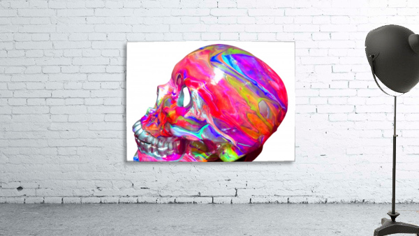 Skull Pink Wall Preview