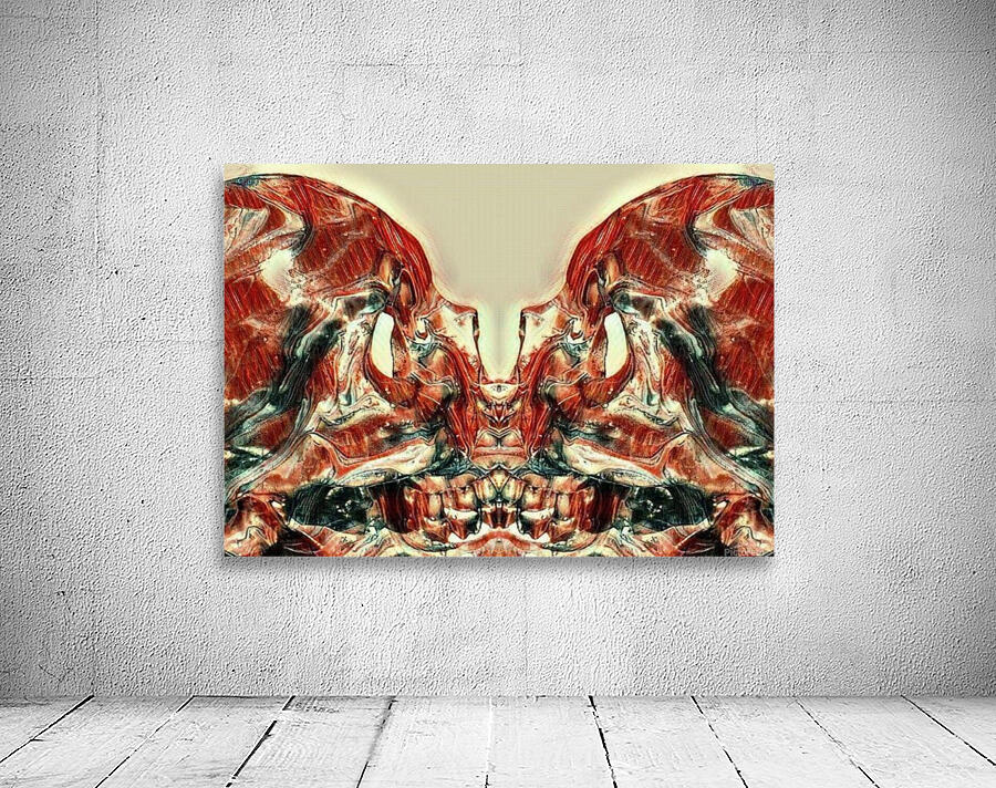 Double Trouble Skull Wall Preview