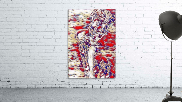 Multi Colour Nude Graphic Wall Preview