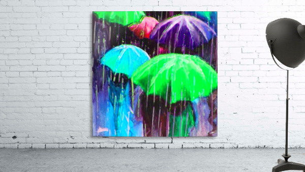 Raining in Paris  Wall Preview