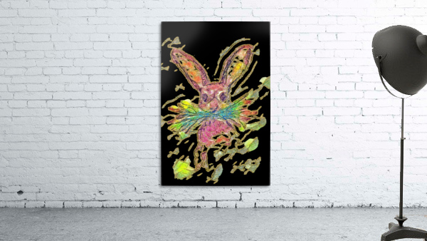 Munching Rabbit  Wall Preview