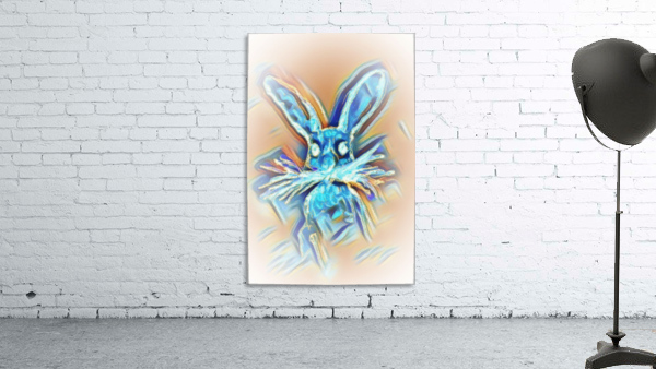 Blue Rabbit Wall Preview