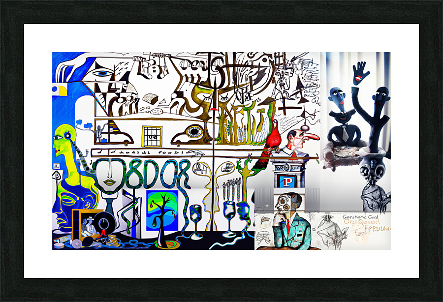 The Cystem Picture Frame print