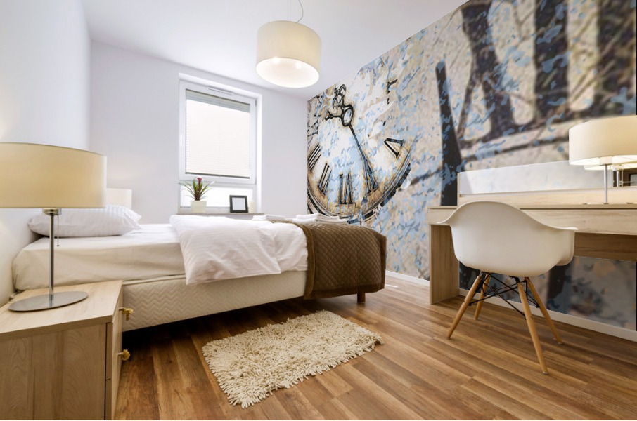 Clock within Time Mural print