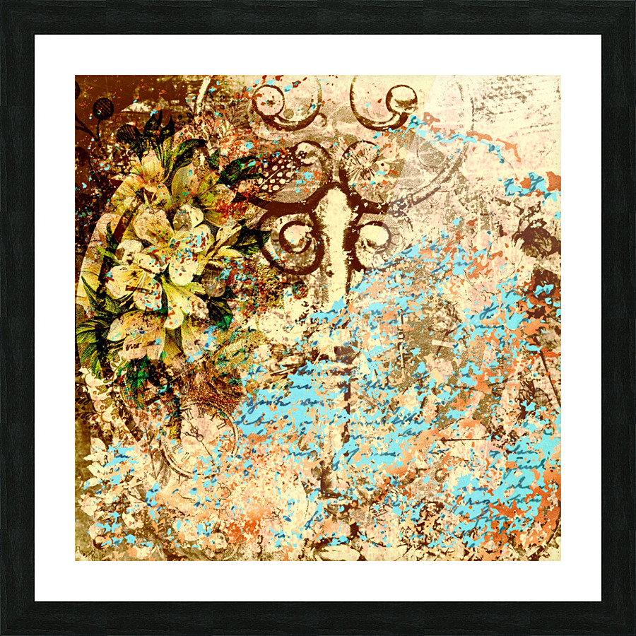 Rustic Key Picture Frame print
