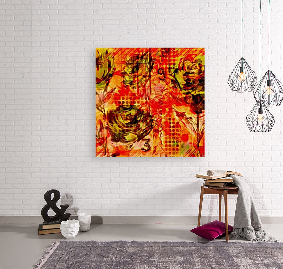 Orange Rose Reproduction