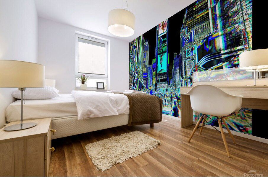 Night on Broadway   Mural print