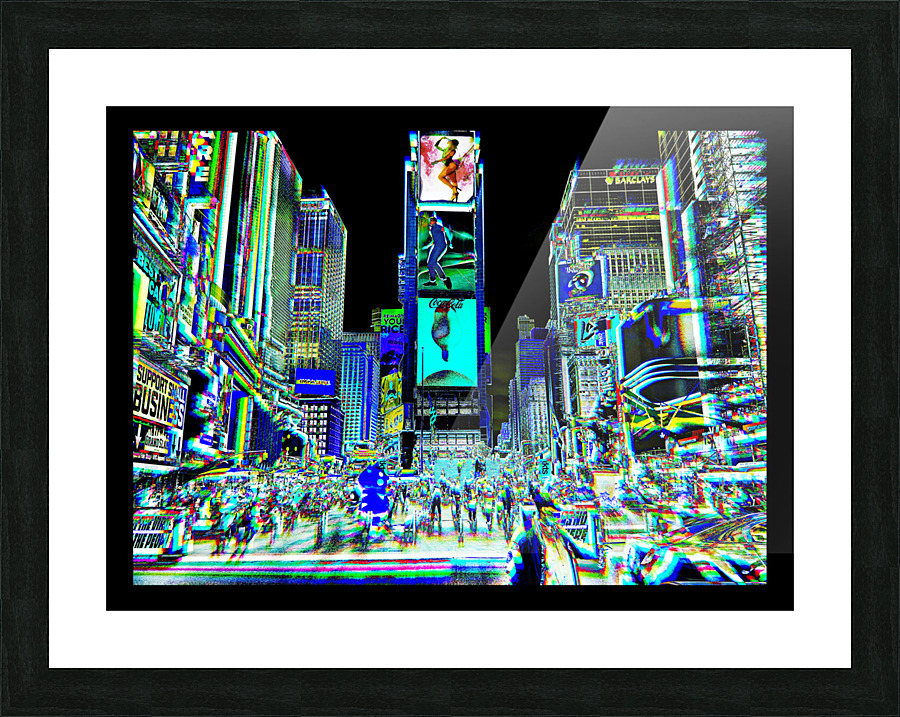 Night on Broadway   Picture Frame print