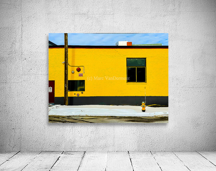 Yellow Hydrant  Wall Preview