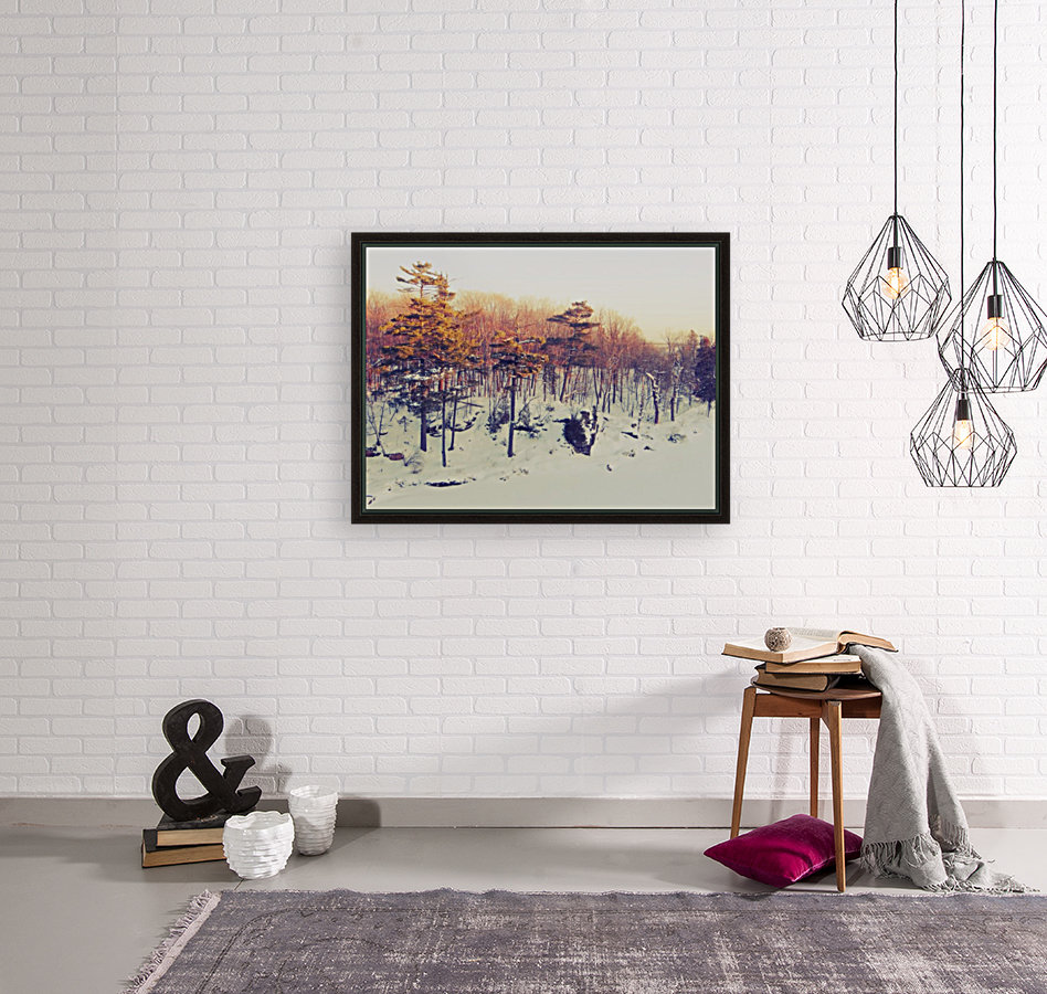 Winter Sunset Reproduction