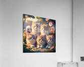 a stunning and serene illustration of young fluff Acrylic Print