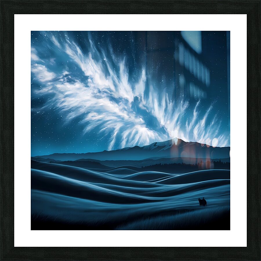 Aurora Borealis Display Picture Frame print