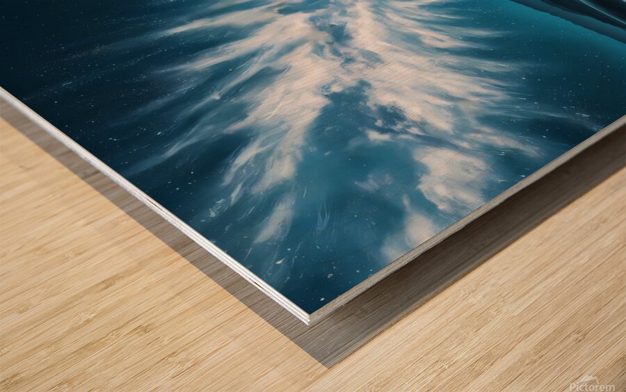 Aurora Borealis Display Wood print