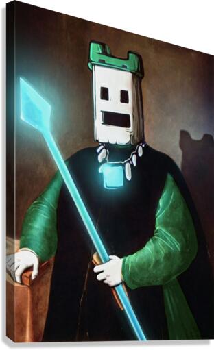 Daniel Esesta Self-Portrait Canvas Print