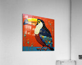 Flux Dev A vibrant intricately arranged mosaic de Acrylic Print