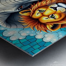 Flux Dev A vibrant mosaic artwork featuring a dyn Metal print