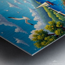 Flux Dev A vibrant and colorful mosaic artwork de Metal print