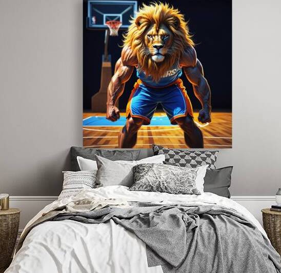 Leonardo Phoenix 10 A muscular basketball player by Asmaya