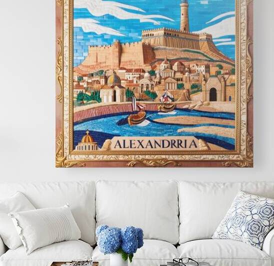 Leonardo Phoenix 09 A vibrant mosaic artwork depi by Asmaya