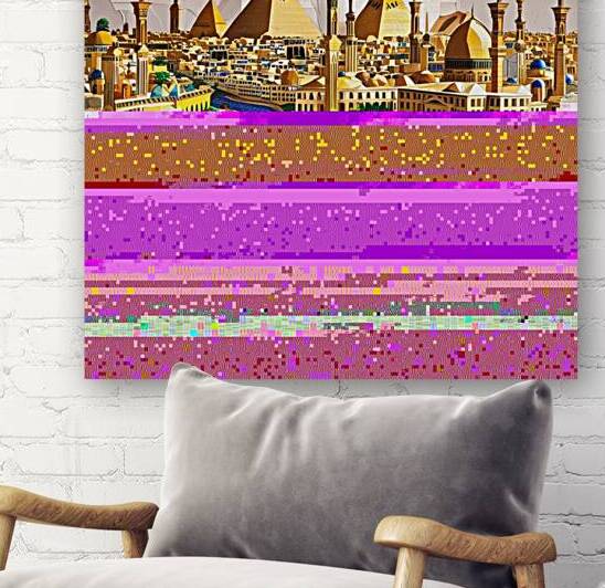 Leonardo Phoenix 10 Vibrant mosaic artwork depict by Asmaya