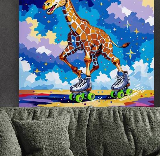Leonardo Phoenix 10 A vibrant mosaic artwork feat by Asmaya