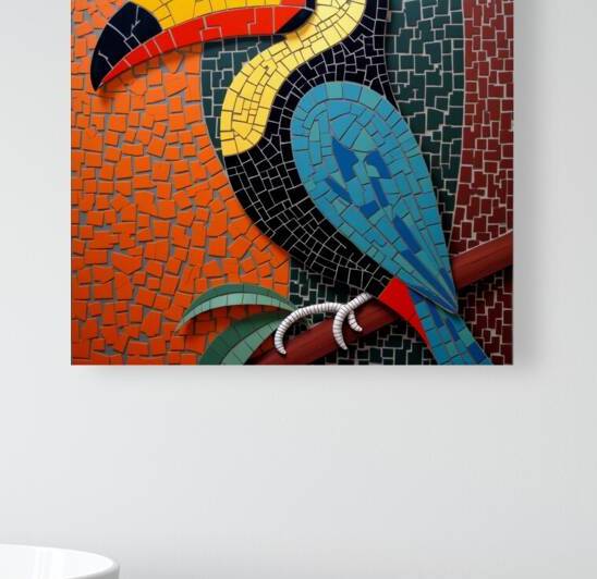 Flux Dev A vibrant intricately arranged mosaic de by Asmaya