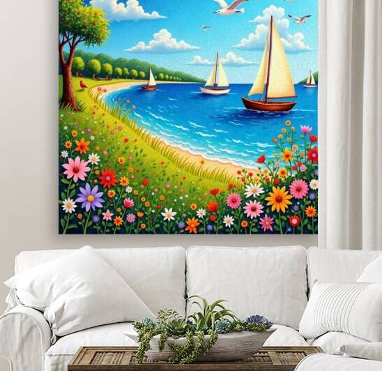 Flux Dev A vibrant and colorful mosaic artwork de by Asmaya