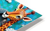 Flux Dev A vibrant mosaic artwork featuring a dyn HD Metal print