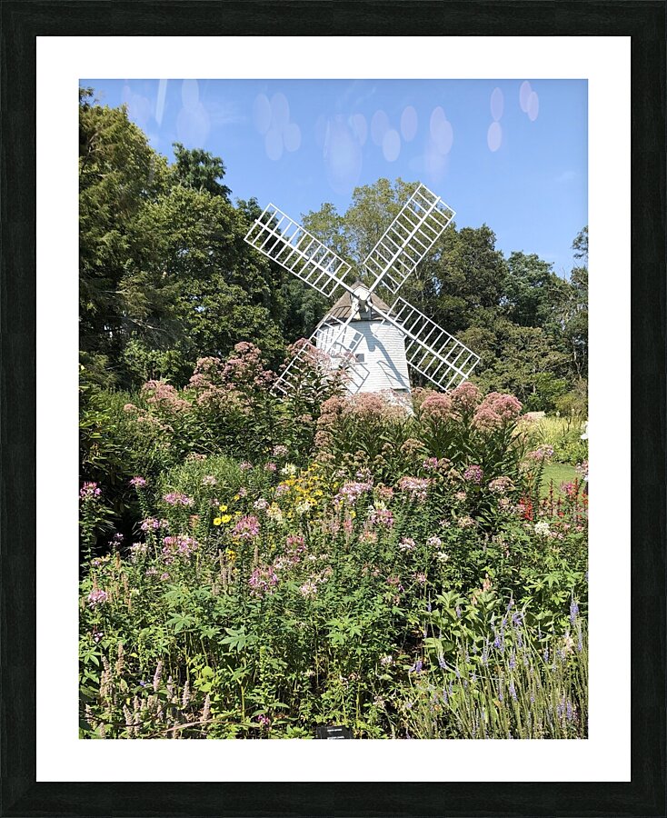 Windmill Picture Frame print