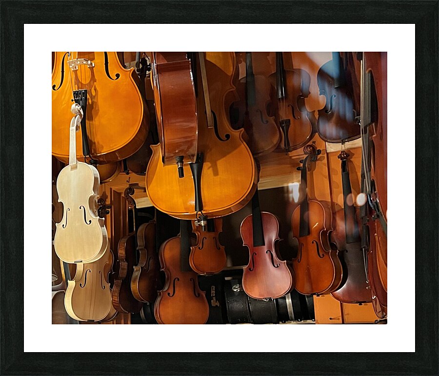 Plimouth Violins-3 Picture Frame print