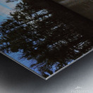 Dock by the water Metal print