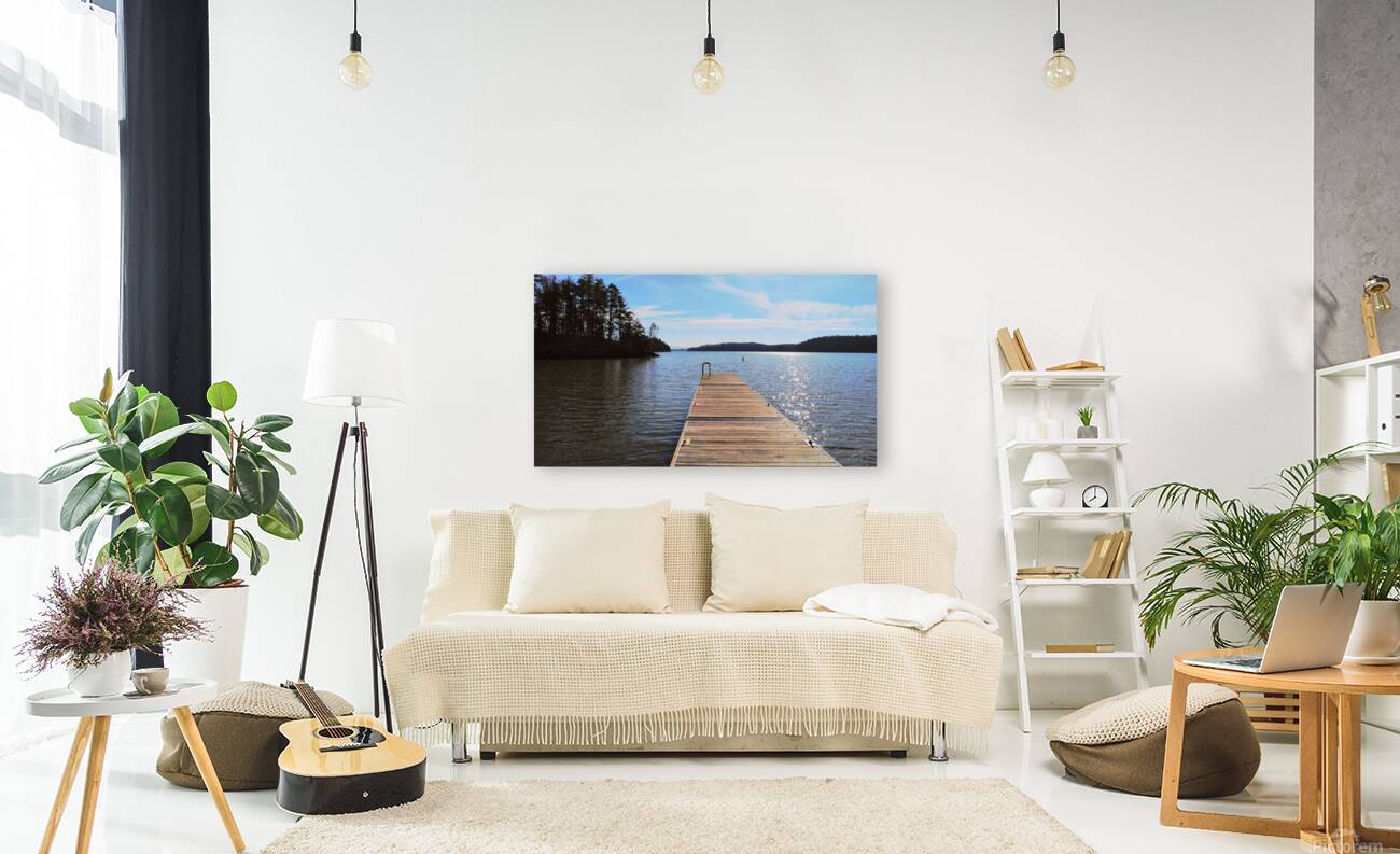 Dock by the water Reproduction