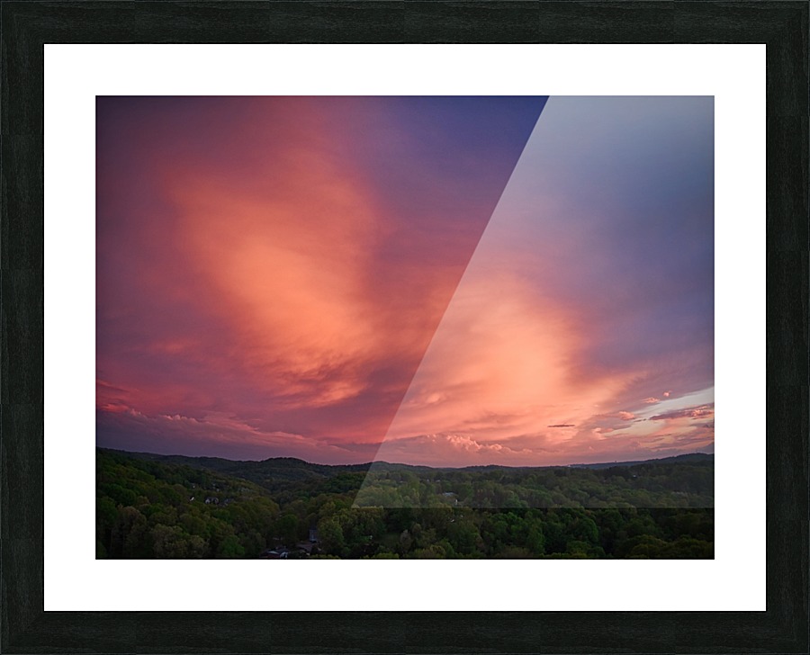 Sunset1_may22 Picture Frame print