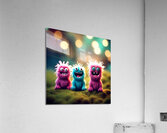 Monsterville Monsters: Friends  1 Acrylic Print