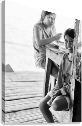 Young Peruvian Girl Canvas Print
