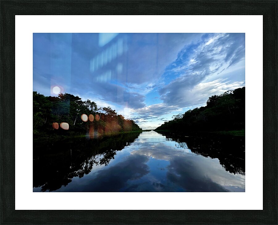 Smooth as Glass Picture Frame print