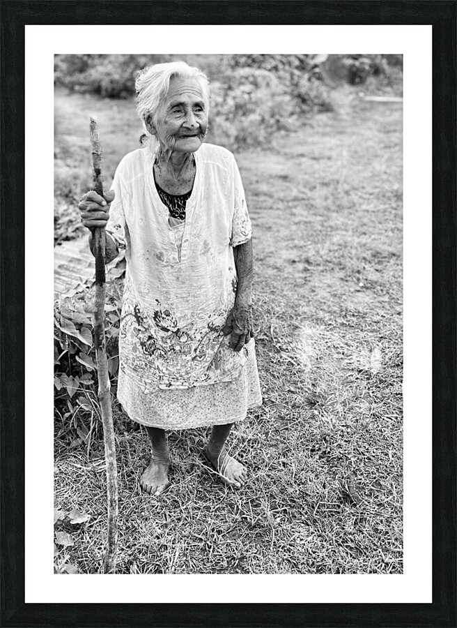 Peruvian Midwife Picture Frame print