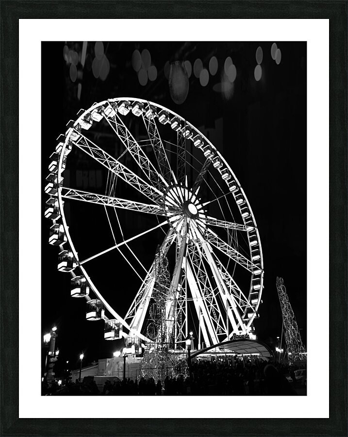 Paris Ferris Picture Frame print