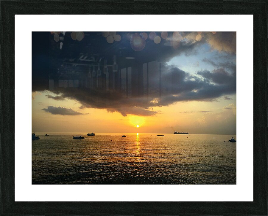 Grand Cayman Sunset Picture Frame print
