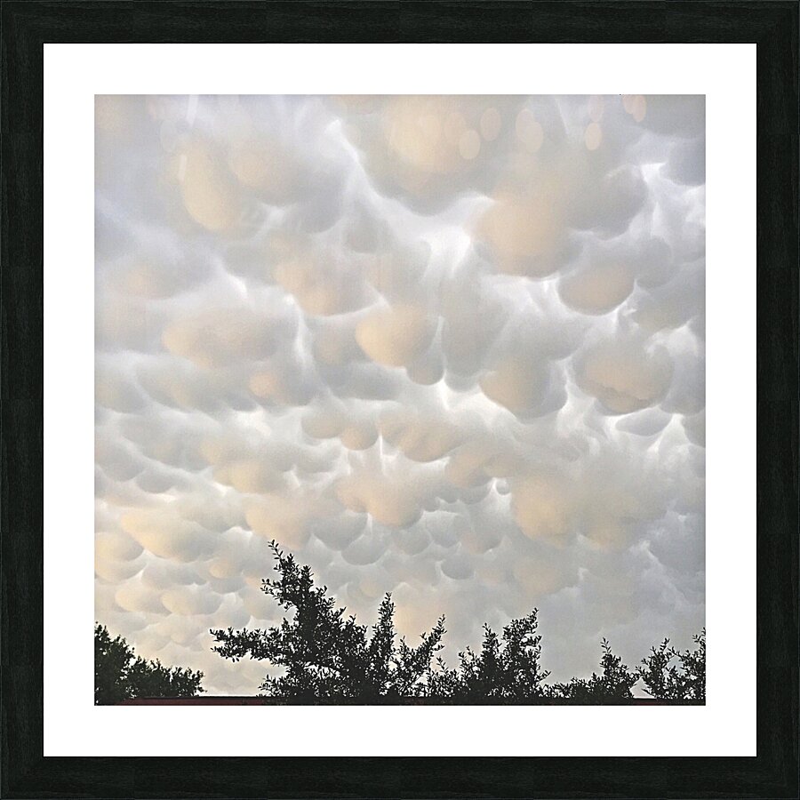 Mammatus Clouds Picture Frame print