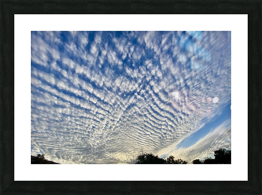 Cool Cloud Cover Picture Frame print