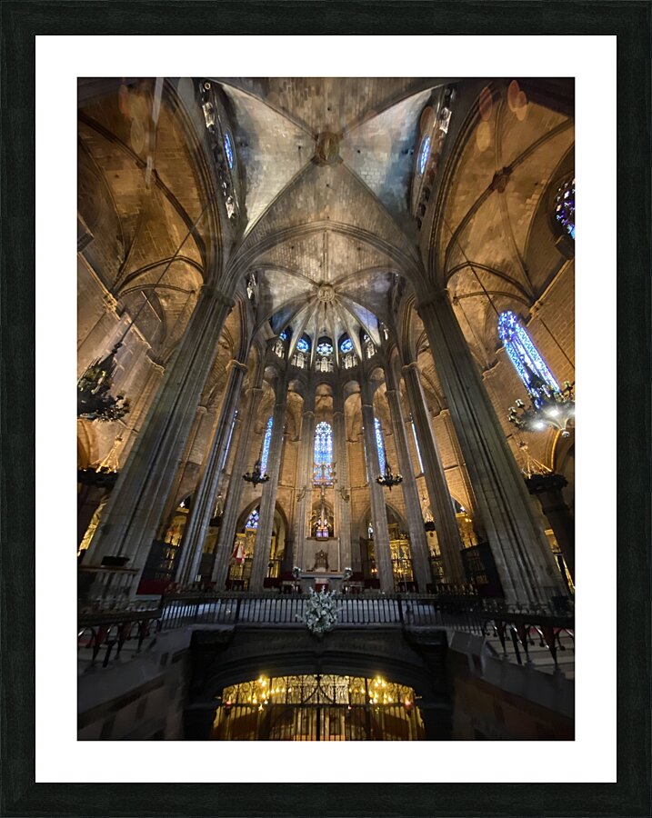 Barcelona Cathedral Picture Frame print