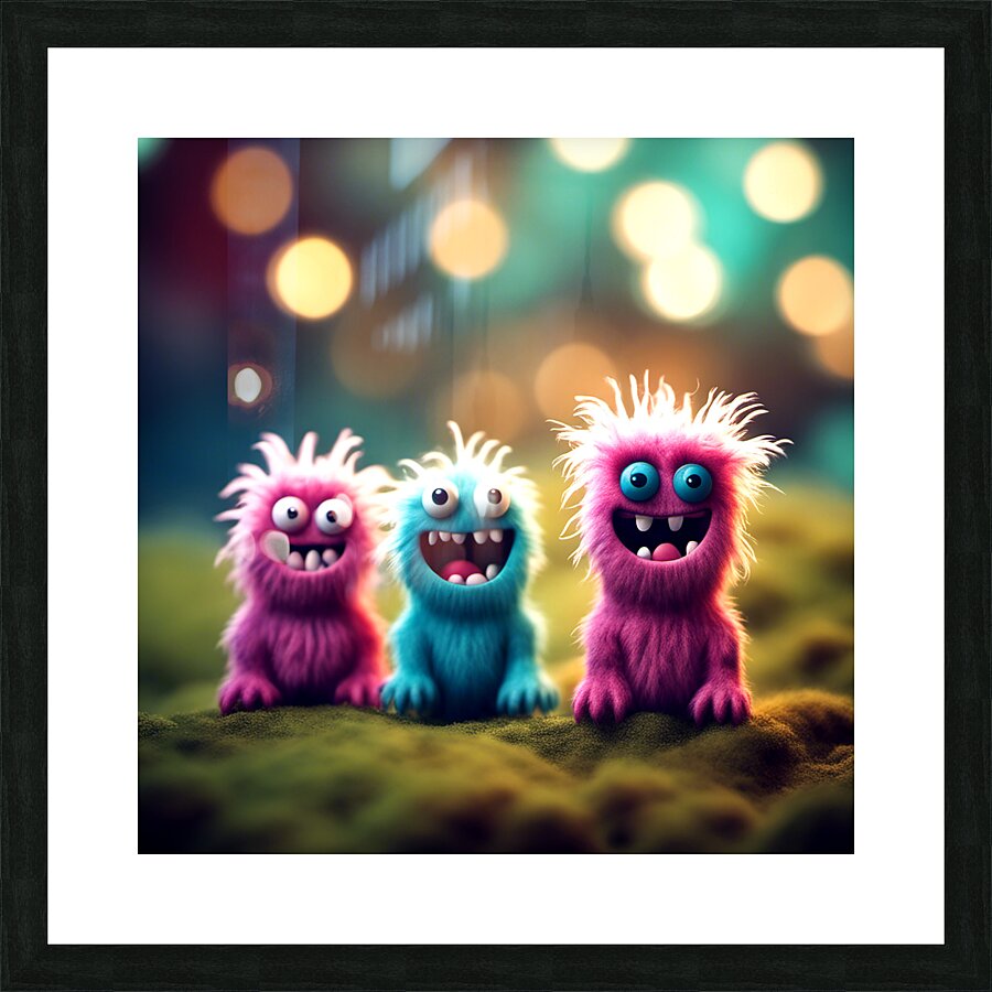 Monsterville Monsters: Friends  1 Picture Frame print