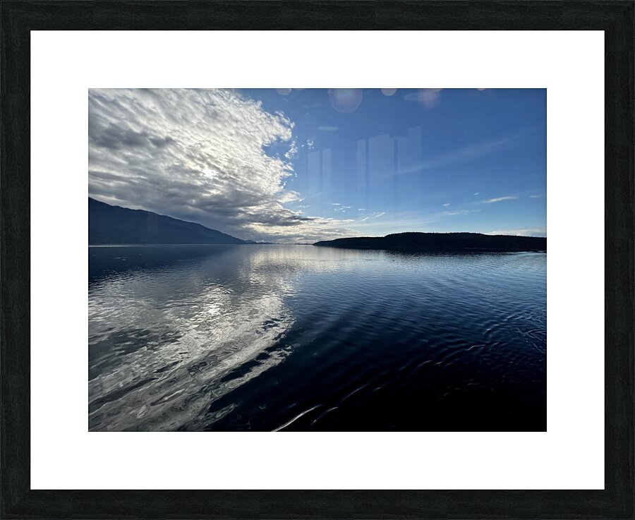 Alaskan glass Picture Frame print