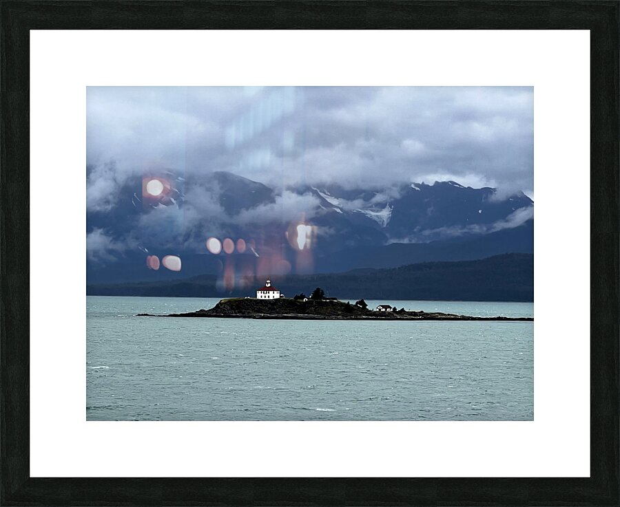 Remote in Alaska Picture Frame print